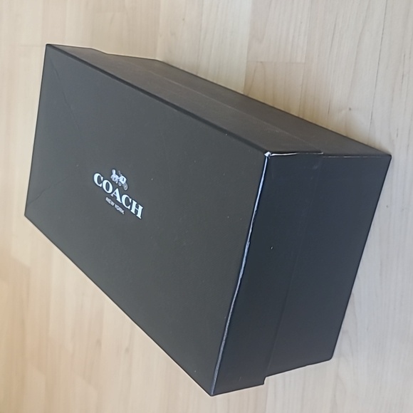 COACH Empty Gift Box Shoes Storage Black Box 11"×6" - Picture 6 of 7
